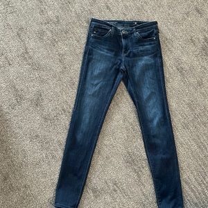 Great condition dark wash AG jeans size 25R
